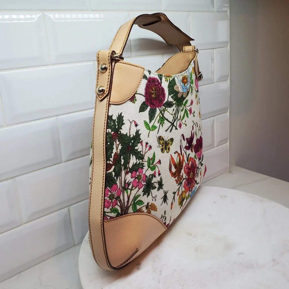 Gucci Flora Hasler Horsebit Hobo - Picture 5 of 16